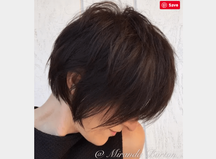 Espresso Brown Pixie hairstyle