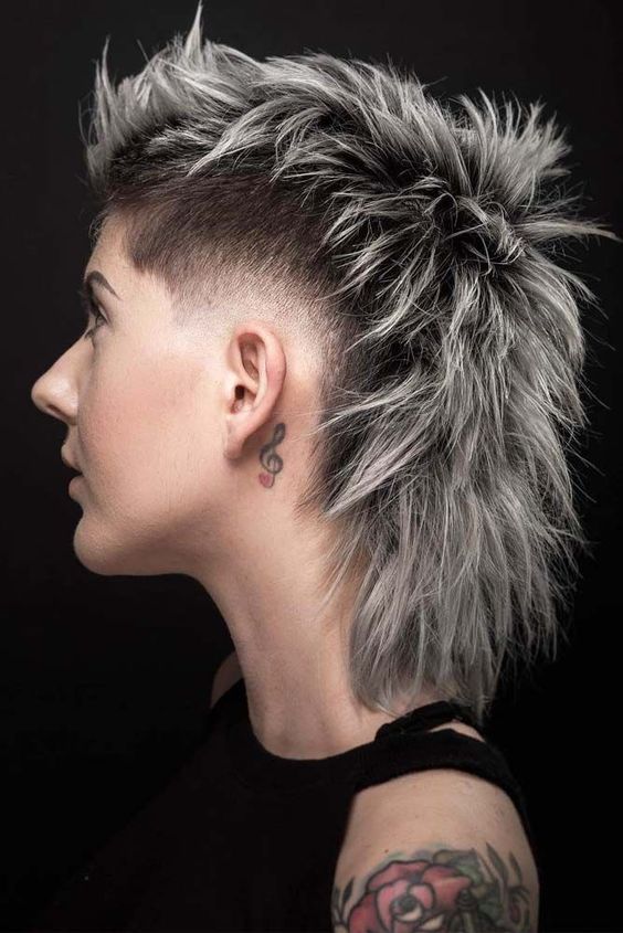 Mullet With Shaved Sides