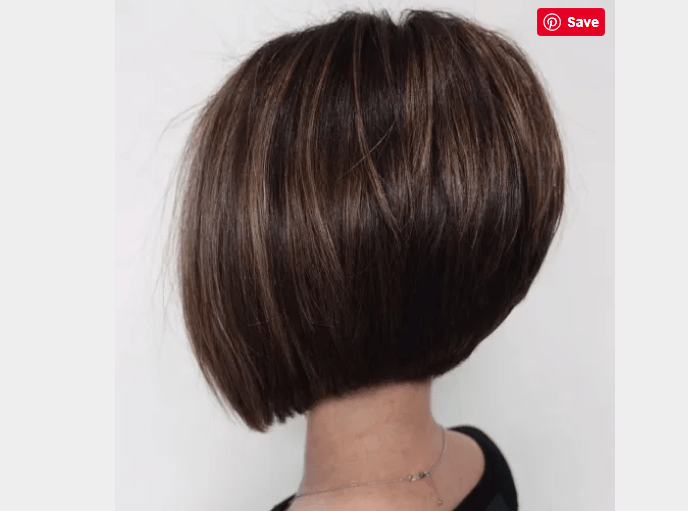 Sleek Rounded Inverted Bob Hairstyle