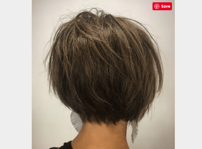 Tousled Razored Bob hairstyle