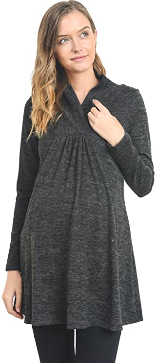 Hello MIZ Long Sleeve Maternity Sweater