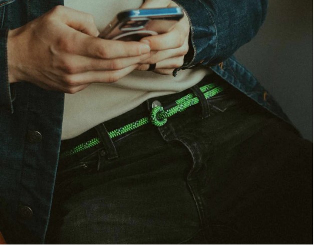 Green Rope Belt