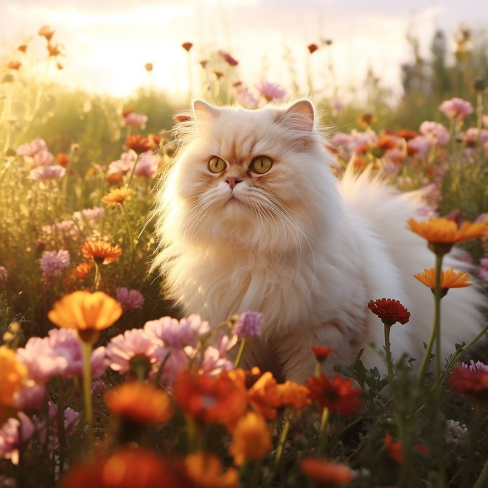 Flowers for cats